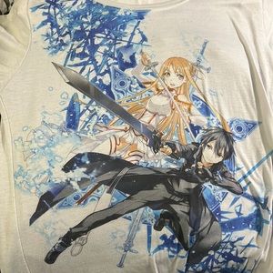 Sword Art Online Medium White Shirt